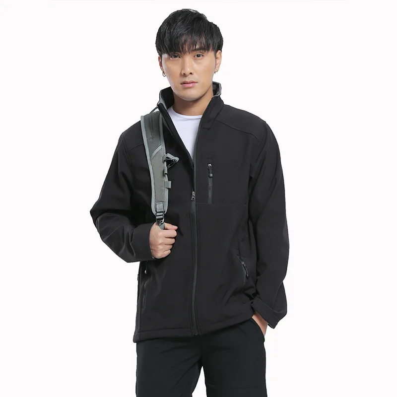 

2019 New Style Manufacturers Direct Selling Soft Shell Outdoor Mountain Climbing Sports Clothing Raincoat Jacket Warm Waterproof