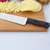 Potato French Fry Cutter Stainless Steel Serrated Blade Slicing vegetable Fruits slicer Wave Knife Chopper Kitchen Accessories ► Photo 3/6