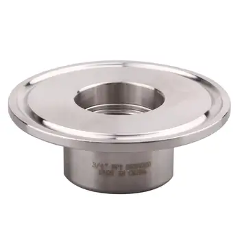 

DERNORD adaptor TC Tri clamp 1.5" x3/4''NPT Female Thread Pipe Fittings Stainless Steel fitting 304