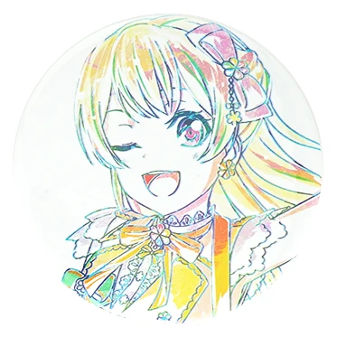 Bang Dream! Аниме Afterglow Roselia HHW Misaki Kanon Kokoro Lisa Ako Sayo Hina Yukina Moca Aya игровая металлическая икона - Color: 13 Chisato Shirasagi