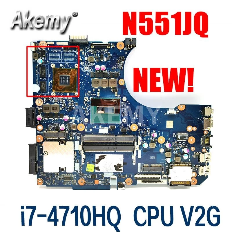 Материнская плата Akemy для ноутбука Asus N551JQ G551JQ N551JB G551JB протестированная
