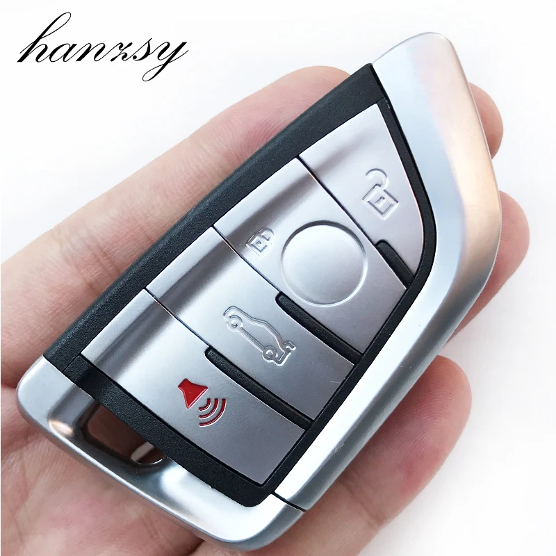 3 1 4 Buttons Smart Key Shell For Bmw X1 X5 X6 X5m X6m F Class For 1 2 7 Series Replacement Car Remote Key Case Fob Car Key Aliexpress