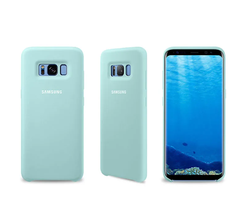 Оригинальный силиконовый чехол для SAMSUNG мобильный телефон Samsung S8 S8plus Plus + SM G