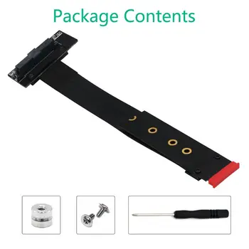 

U2 interface SFF-8639 ( U.2 ) to M.2 NVMe NGFF Key M key-M M2 Adapter Riser Card Ribbon Extender Cable For U.2 NVME SSD