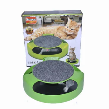 

Shadowless Mouse Cat Turntable Cat Scratch Mouse Play Board Puzzle Cat Scratch Board Pet Toy Cat Toys Interactive