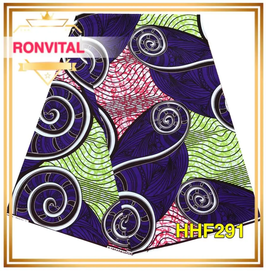

LADY DRESS DIY AFRICA PRINT FABRIC RONVITAL WAX FABRIC HIGH QUALITY 100% COTTON MATERIAL DIY FABRICS 6YARDS/LOT FREE SHIPPING