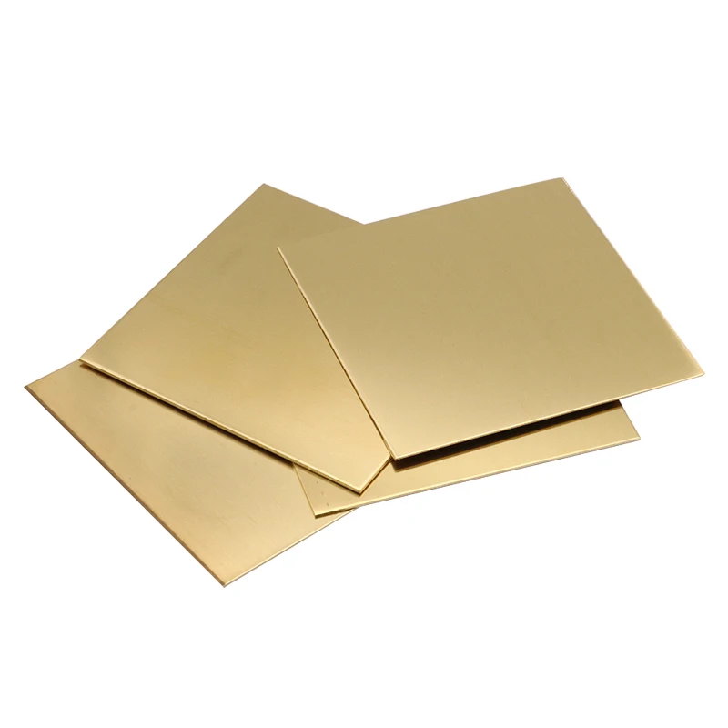 H62 Brass Flat Sheets Thick 0.8mm 1mm 1.2mm 1.5mm 2mm 2.5mm 3mm 4mm Brass Sheet Plate Length 100/200/300mm