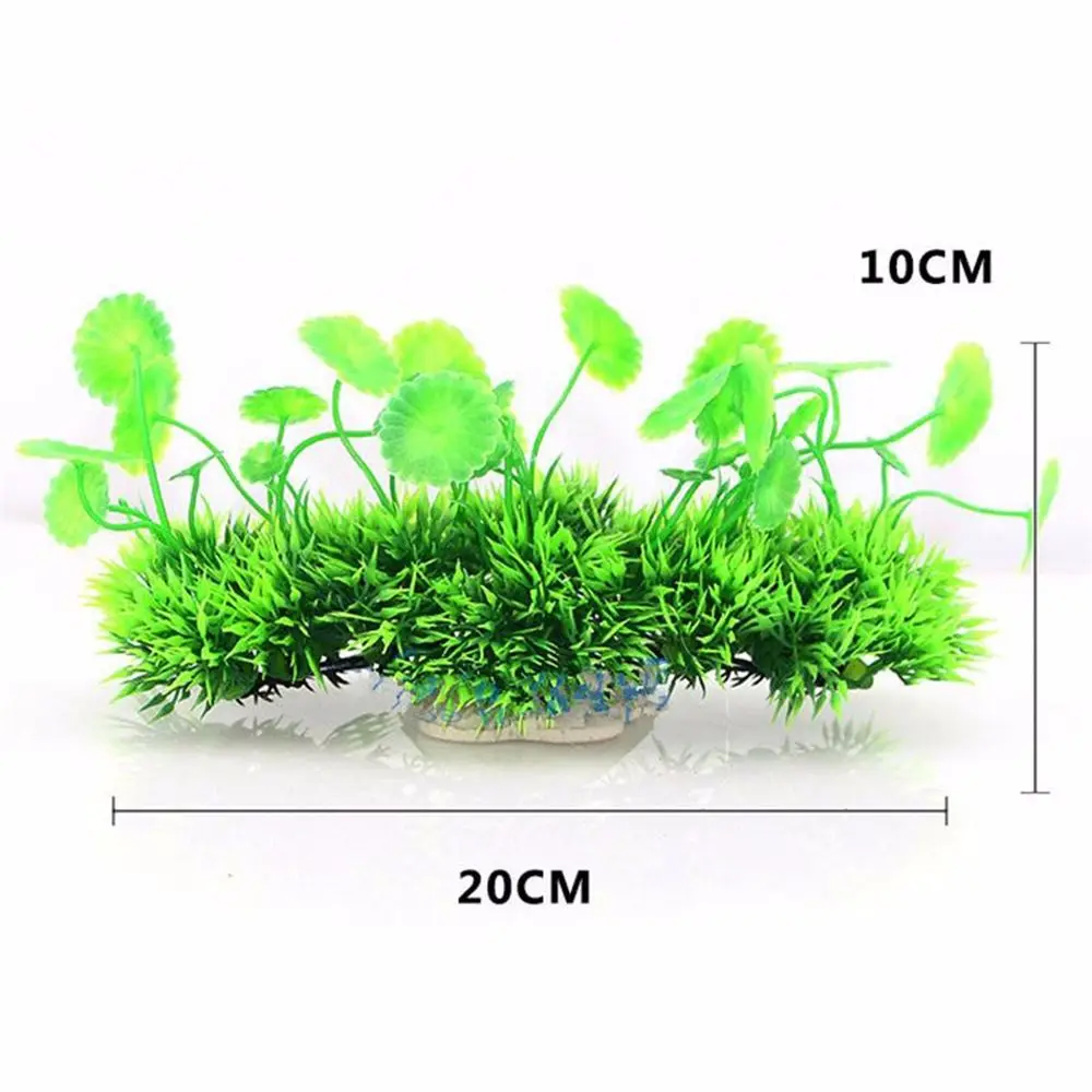 1pc Artificial Fish Tank Decorations Aquarium Artificial Plastic Plants Grass Ornament Decor Aquarium Landscape Submarine Flower