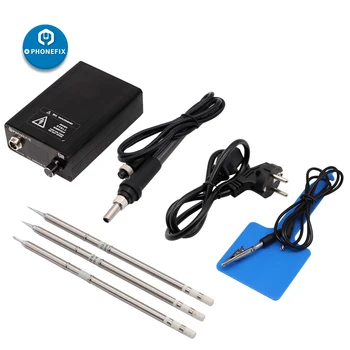 

PHONEFIX 75W T12-D Digital Soldering Iron Station 110V/220V Temperature Controller Soldering Tools for Phone PCB Welding Repair
