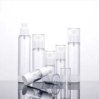 

Plastic Bottle Transparent Spray Emulsion Bottle Travel Bottling Container Pump Bottle Airless Lotion Pump Vacuum Spray Bottle