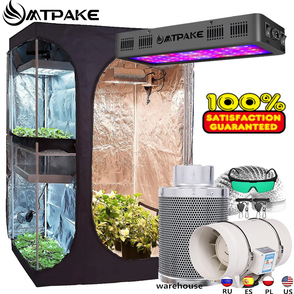 

Growbox 2-in-1 600D Grow tent Complete kit Indoor Hydroponics plants Growing Tent For Greenhouse Indoor for Flower Plant Growing