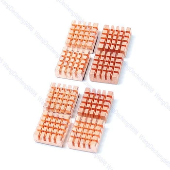 

8 X Copper RAM Heat Sink For DDR DDR2 DDR3 RAM Memory RHS03 12 x 11 x 4 mm