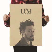 [A837] eaon Chan 02 Ретро плакат из крафт-бумаги экран для помещений кафе декоративная живопись