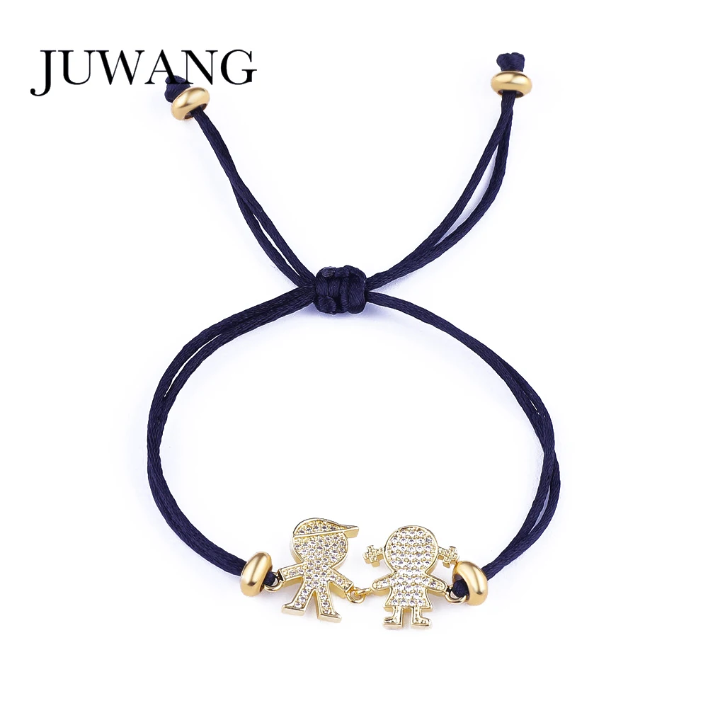 JUWANG-Boy-and-Girl-Charm-Bracelet-for-Women-Kids-Cubic-Zirconia-Paved-Lucky-Red-String-Bracelet