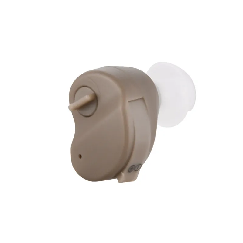 

Ear Hearing Aid for Adults Mini Device Volume Adjustable Sound Voice Amplifier Enhancement with Storage Case Aids Care