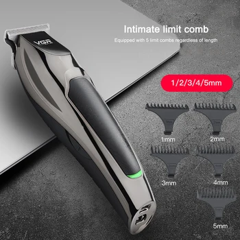 

Professional men hair trimmer beard electric hair clipper barber hair cutting machine edge outlines finishing rechargeable kits
