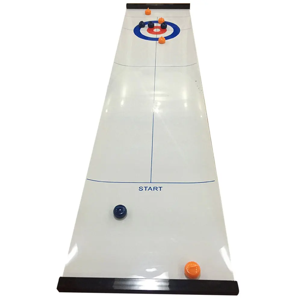 

Children'S Educational Table Games Toys Mini Curling Table Table Curling Parent-Child Interactive Board Game