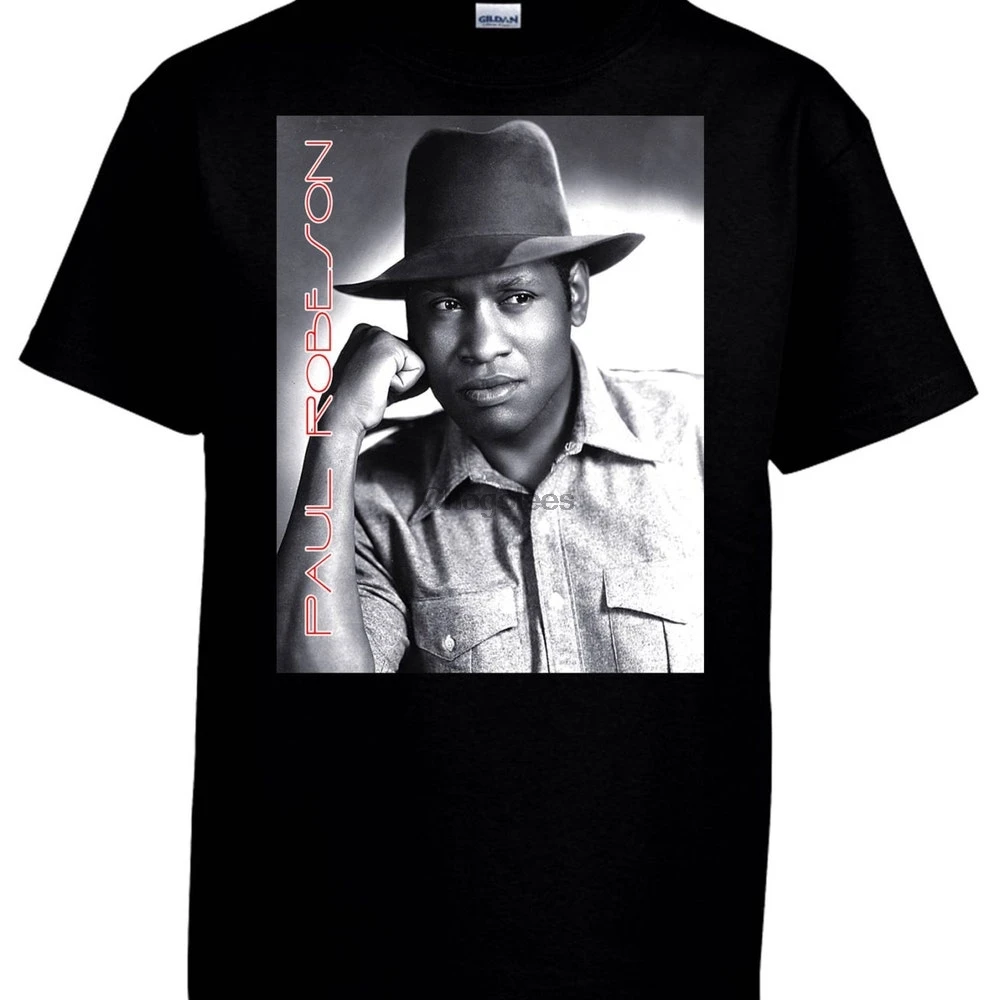 Мужская Футболка Paul Robeson свободная футболка Regal бесплатная доставка Мужские и #39S |