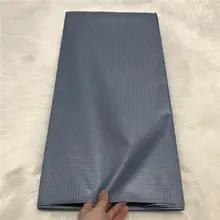 5 ярдов африканская ткань atiku серый чистый цвет 5 ярдов/шт Африканский стиль хлопок Atiku материал кружева для Мужская одежда Atiku ткань