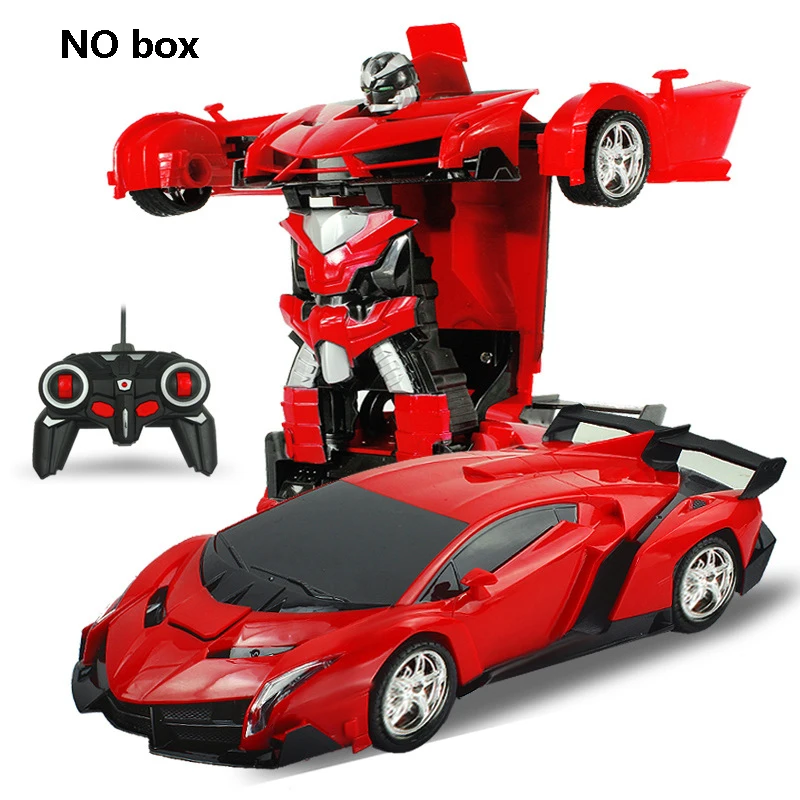 New Rc Car Deformation 2 in 1 RC Car Driving Sports Cars drive Deformation Robots Models Remote Control Car RC Fighting Toy Gift - Цвет: NO BOX