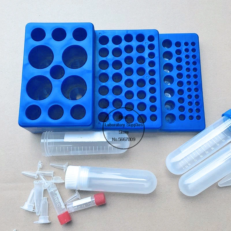 1pcs Lab PlasticTrapezoidal Multi-purpose Centrifuge Tube Holder, Multi-layer Freezing Tube Rack