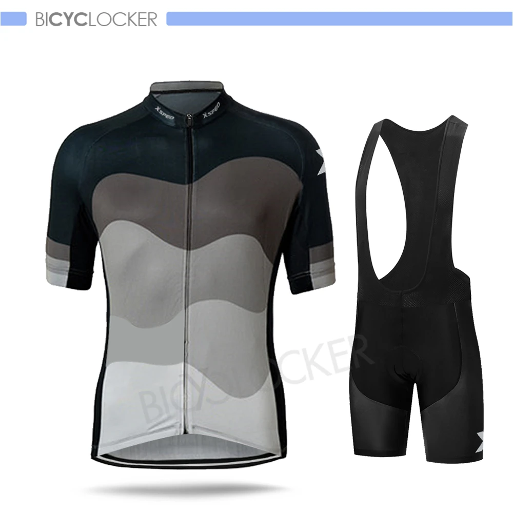 Bib Cycling Set Одежда для велоспорта с коротким рукавом, комплект Джерси Pro Team MTB, одежда для велоспорта, летняя стильная простота, Мужская гоночная форма для шоссейного велосипеда - Цвет: Bib Cycling Set