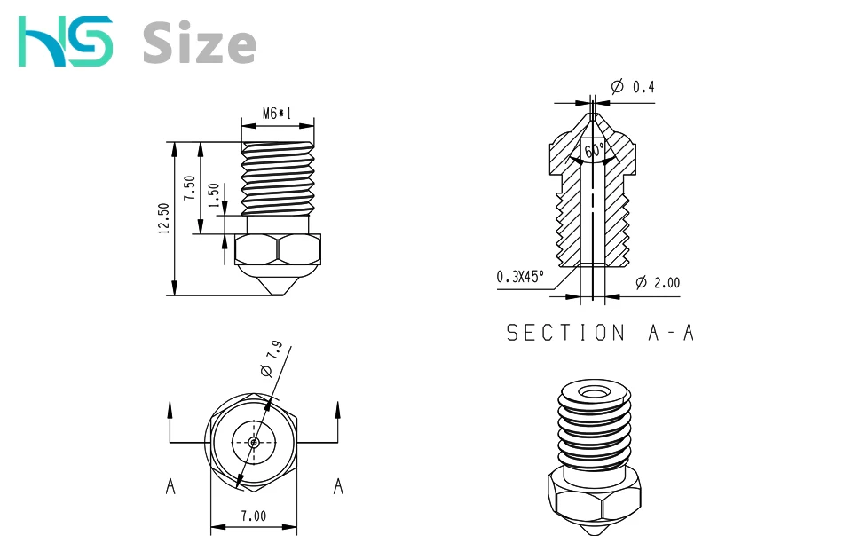 3D printer accessories Suitable for red lizard hot-end extrusion head V3 Pro, K1 replacement parts motor used in printer