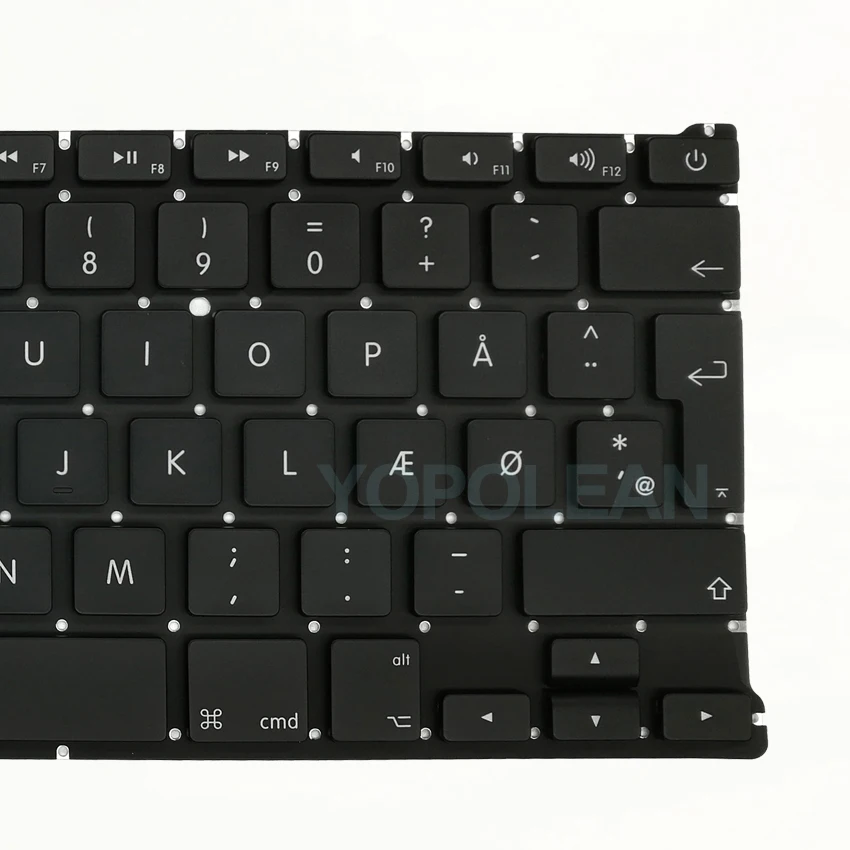 5 шт. новая Датская Клавиатура для ноутбука Macbook Air 1" A1466 A1369 2011- лет