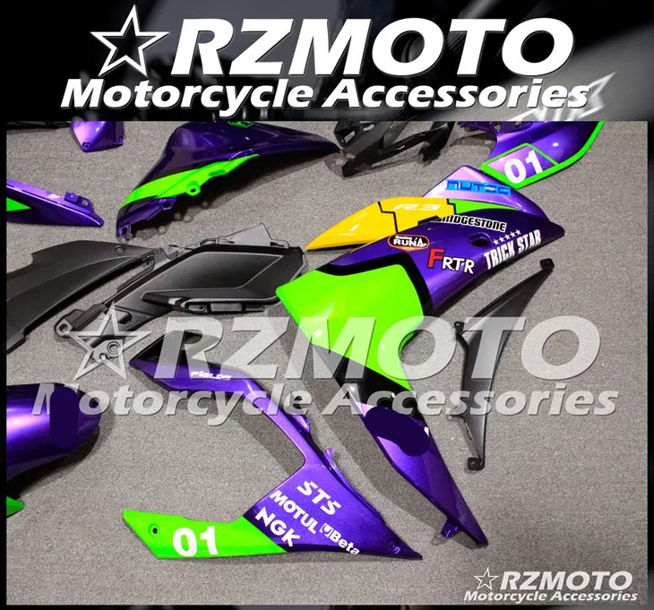 ABS мотоцикл обтекатель комплект для YAMAHA YZF R25 R3- год кузов литьевая форма Магазин № 1944