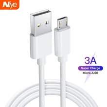 Niye USB Micro кабель для быстрой зарядки данных Samsung Xiaomi LG Tablet Android