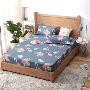 

Flamingo Girl Cover Bed Boy Mattress Cover Breathable Bed Cover Adult Child Mattress Protector Summer Sleeping Mat 2CDT-63002