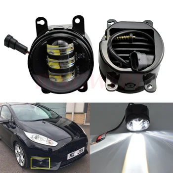 

1 Pair LED Fog Light Lamp Front Bumper Light For Focus MK2/3 Fusion Fiesta MK7 For Ford Ranger 12-15 For Ford EcoSport 13-17