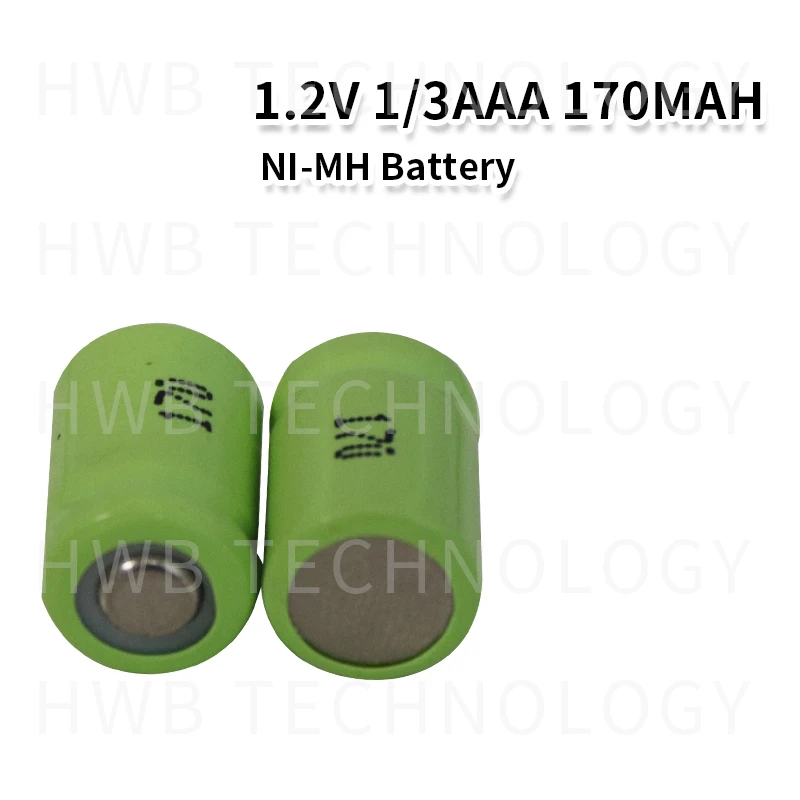 2 шт./лот KX Оригинальный Новый 1 В 1/3AAA 170 мАч Ni MH 1/3 AAA аккумуляторная батарея