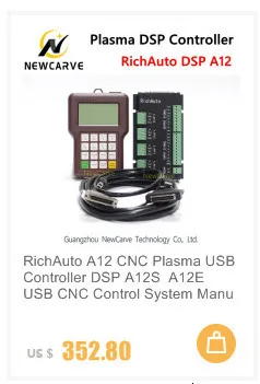 Richuto A12 CNC плазменный USB контроллер DSP A12S A12E USB ЧПУ система управления ручной NEWCARVE