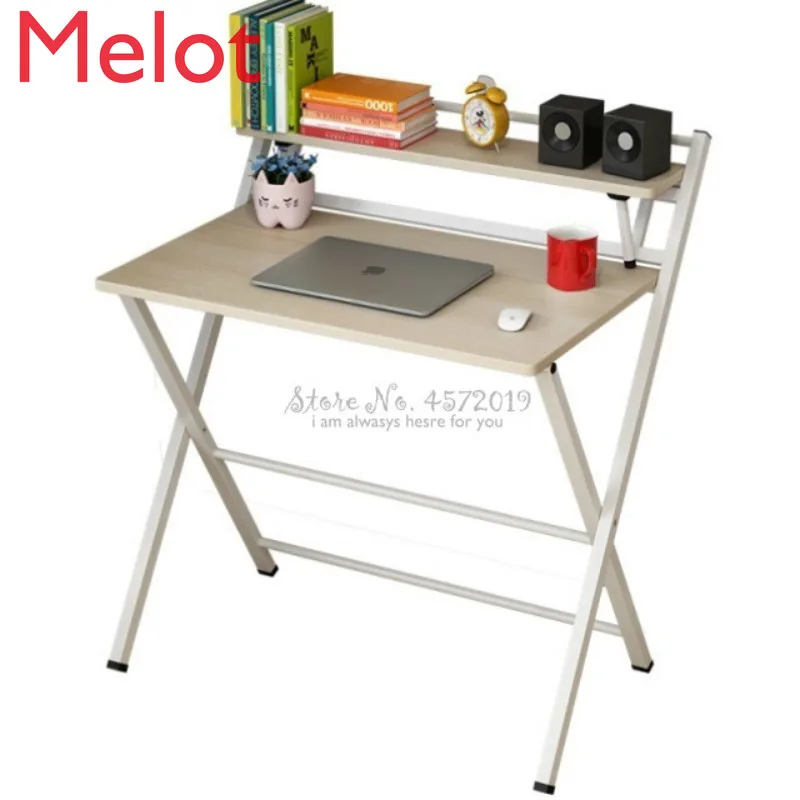 

Simple Computer Desk Desktop Folding Table Secretary Bedroom Student Desk Is Contracted And Contemporary Household Small Table