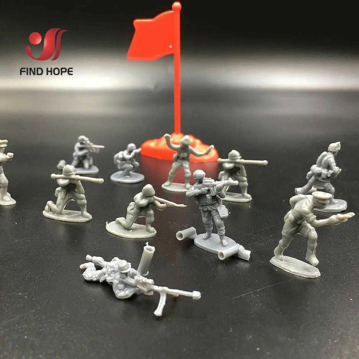 20 шт. 1: 72 солдат Военная пластиковая модель игрушки армейские фигурки аксессуары для игры в сандпан случайная модель