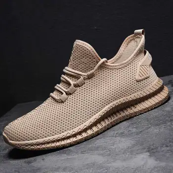

Men Mesh Shoes Sneakers Men Male Breathable Casual outdoor Driving shoes platform plush Men's Shoes Flats zapatillas hombre 2019
