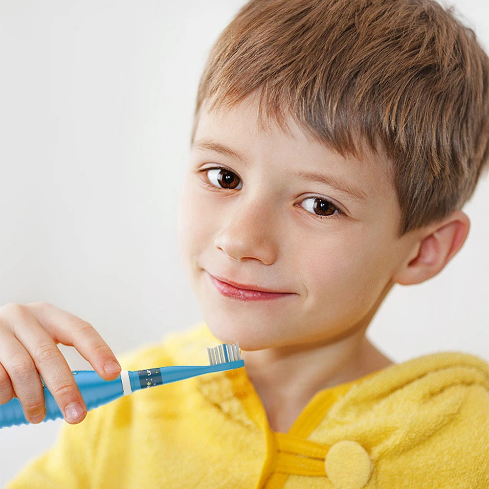 Electric Toothbrush For Kids Rechargable Toothbrush Sonic USB Portable Charger Charging 4 Heads Tooth Brush Electric