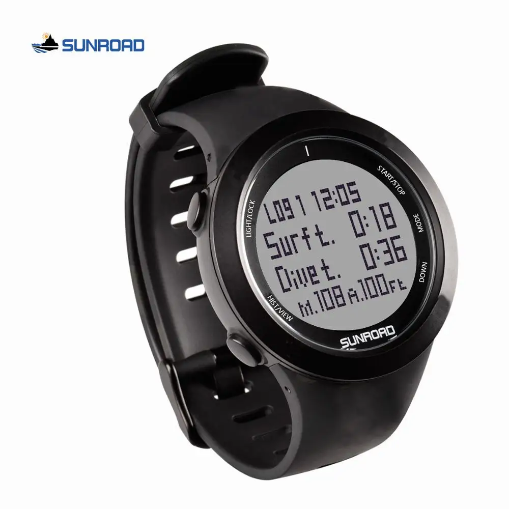 SUNROAD цифровые спортивные часы для дайвинга с аквалангом компьютерная