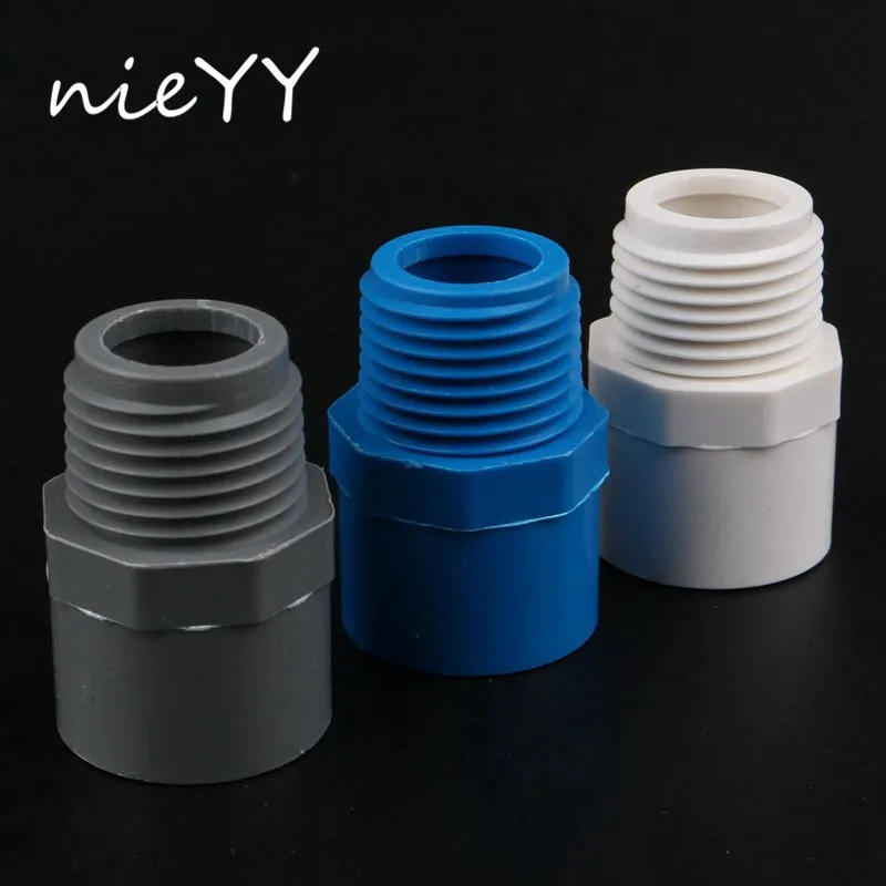 

1-1/4'' male threaded insert 40mm pvc pipe thread Straight Plastic Connector Water Pipe connector for garden irrigation system
