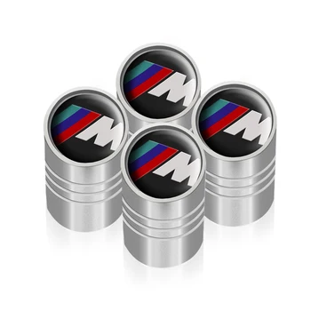 

4pcs car Tire Valve Cap Wheel waterproof air cover For bmw M Sticker X1 X3 X4 X5 X6 X7 e46 e90 f20 e60 e39 f10 Car accessories