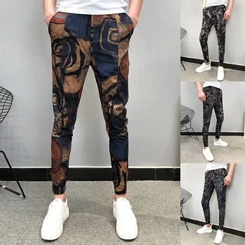 

Personality Printing Joggers Trousers Mens Summer Streetwear Male Hip Hop Casual Harem Pants Pantalon Homme Moletom Masculino
