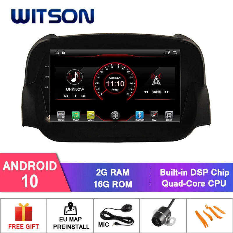 WITSON четырехъядерный ANDROID 10 автомобильный DVD-радио GPS для FORD ECOSPORT 2013 Встроенный 8