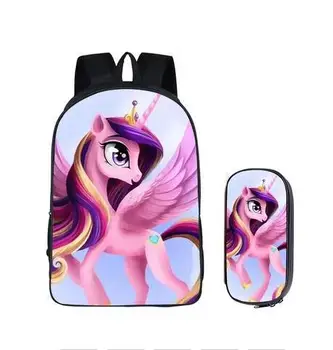 

cute cartoon unicorn backpack pink / bule school bag for boys girls children kindergarten backpack kids book bags