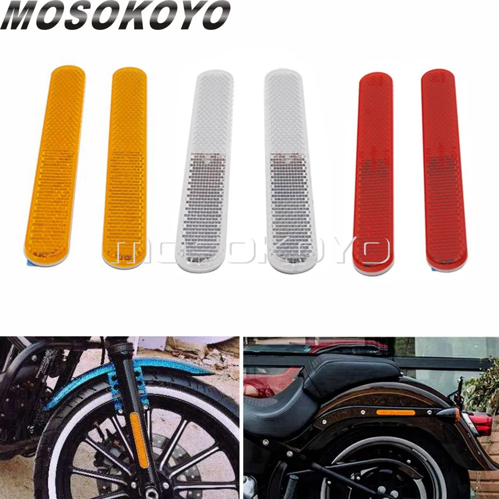 For Harley Motorcycle Plastic Front Fork Leg Reflector Reflective