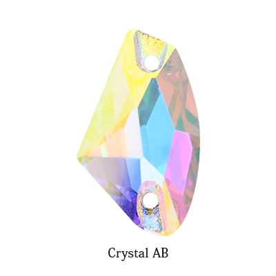 Высокое качество блестящий цвет пришить Кристальные Стразы для аппликации камни плоская задняя часть для одежды/дизайн ювелирных изделий DIY/аппликация "цветы" - Цвет: Crystal AB