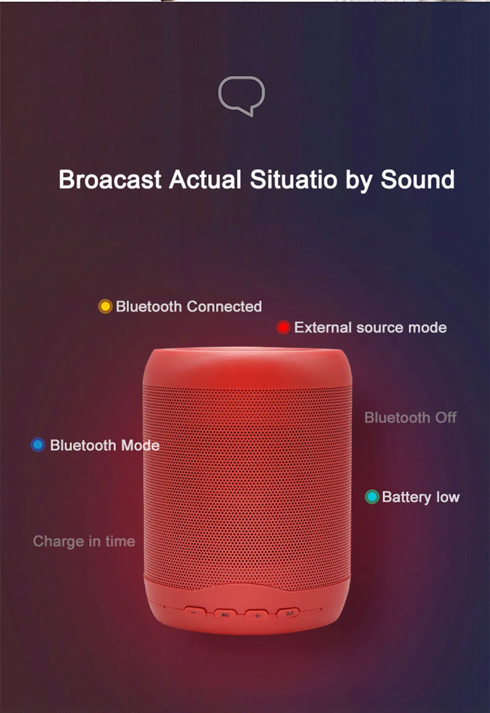 Мини портативный динамик s Bluetooth Колонка бас стерео беспроводной сабвуфер Handsfree TF карта AUX USB MP3 плеер для телефона ПК