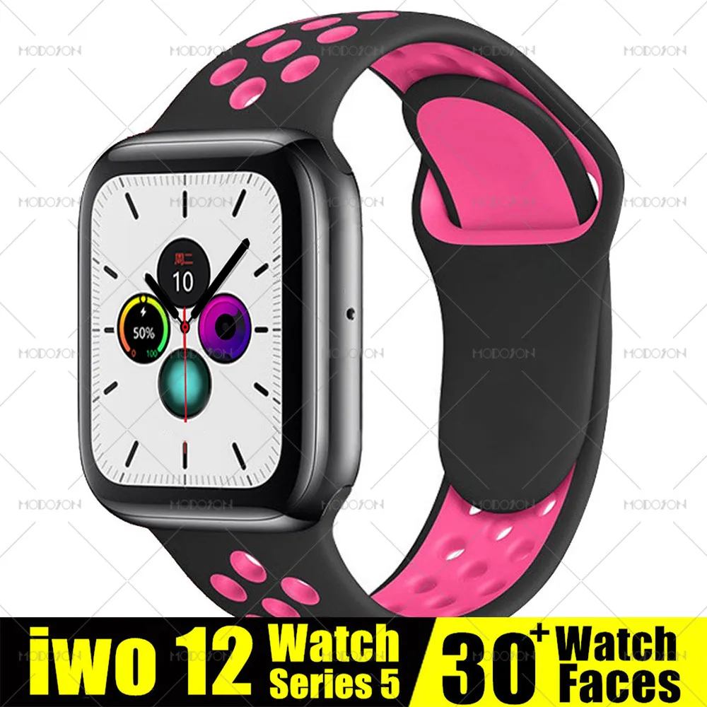 Умные часы MODOSON 1:1 iwo 12 Series 5 30, часы для фитнеса, пульсометр 44 мм, 40 мм, умные часы для Apple iphone, Android