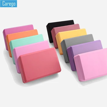 

Carego Gym Fitness EVA Yoga Block Colorful Foam Block Brick for Crossfit Exercise Workout Training Bodybuilding Equipment