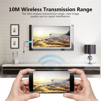 

Intelligent Wireless Co-Display Wireless Display Dongle Wifi HDMI Adapter Connector Red